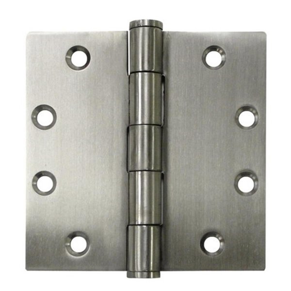 Patioplus 4.5 x 4.5 in. Square HingeSatin Stainless Steel - 24 Case, 2PK PA696645